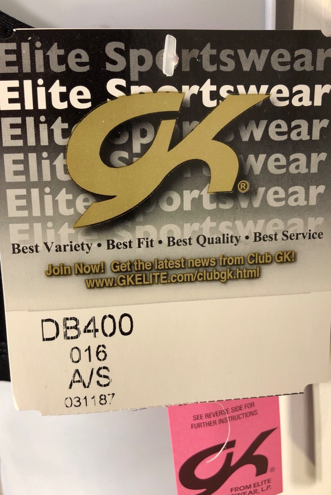 GK ELITE DANCE SPORTS TOP ADULT SMALL BLACK SYLKTECH V-BACK AS NWT!