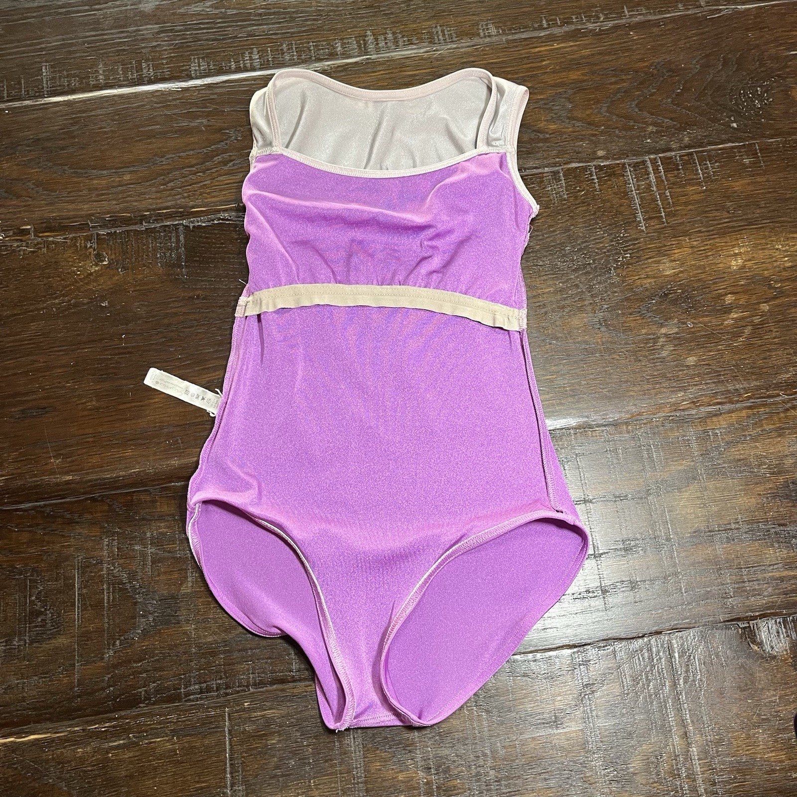 Yumiko Ballet Dance Leotard Size Small Fuschia Sleeveless Back Cut Out