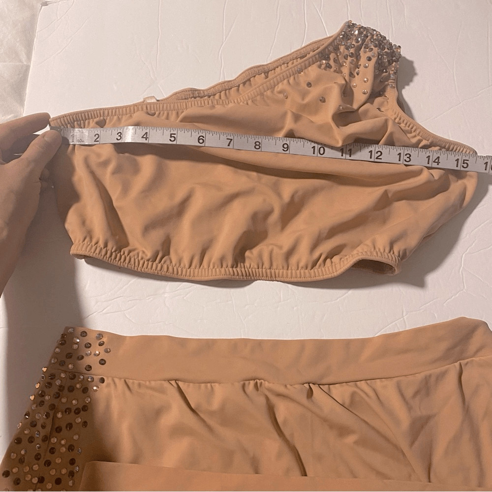 Kelle dance solo custom costume blush set GODDESS 7046 lyrical contemporary LA