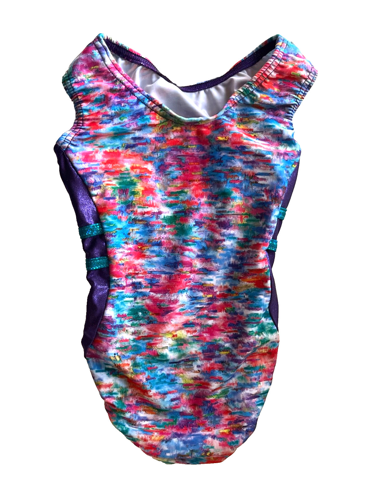 LEOS JAM WEAR PURPLE SLEEVELESS DANCE LEOTARD GIRL’S YOUTH XS CXS