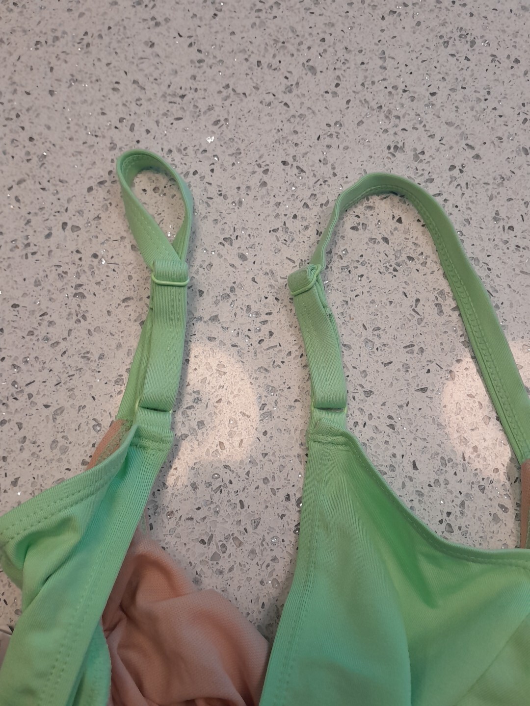 Womens Small (4-6) – Danskin Adjustable Strap Mint Green Leotard