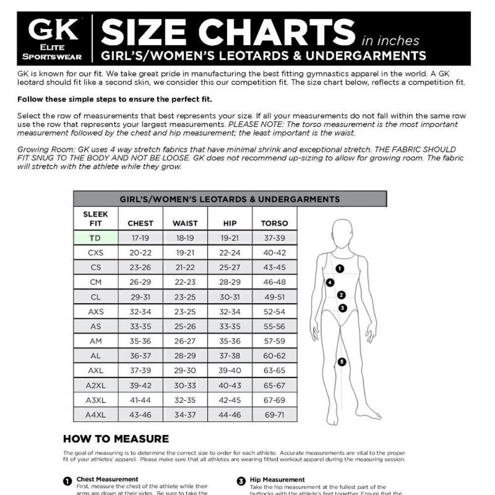 GK elite gymnastics competition leotard long sleeve black velvet rhinestone -S