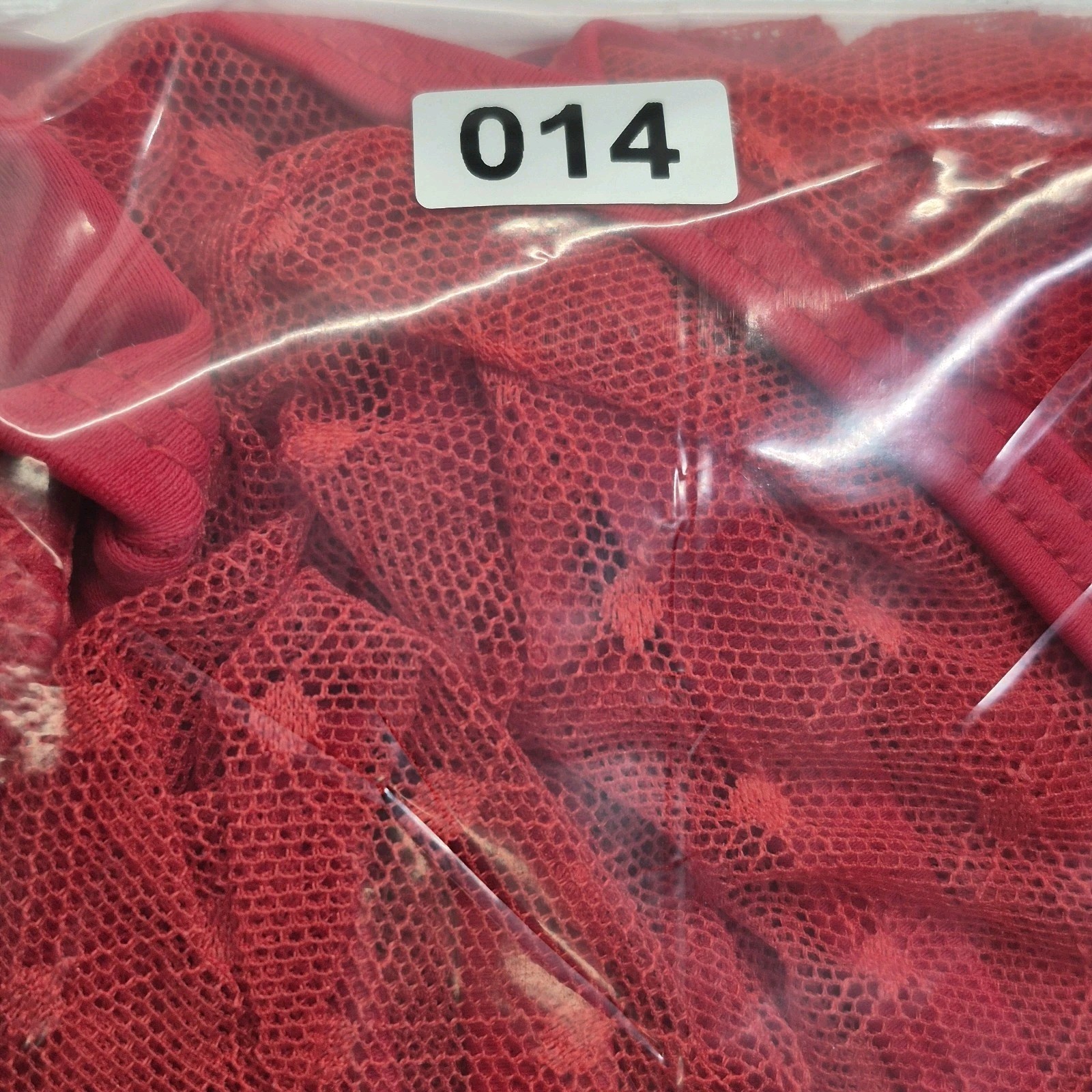 New Womens Medium Tiler Peck Red long-sleeved dance leotard mesh top & sleeves