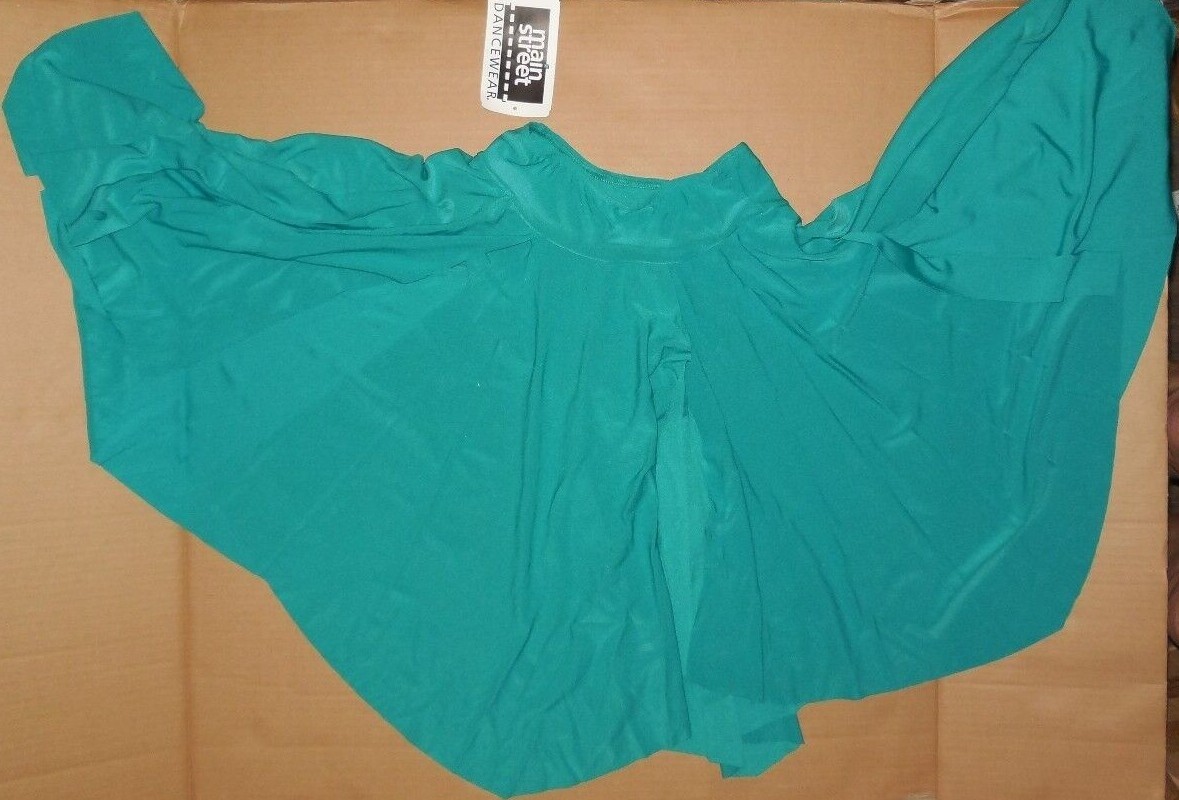 BALLROOM PRACTICE SKIRT COLORS LADIES Flyer Skirt Child/Adult Trunks attached