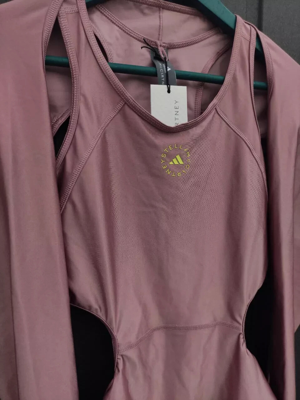 Adidas By Stella Mccartney Leotard Violet IN3659 WOMEN Cut-Out Training