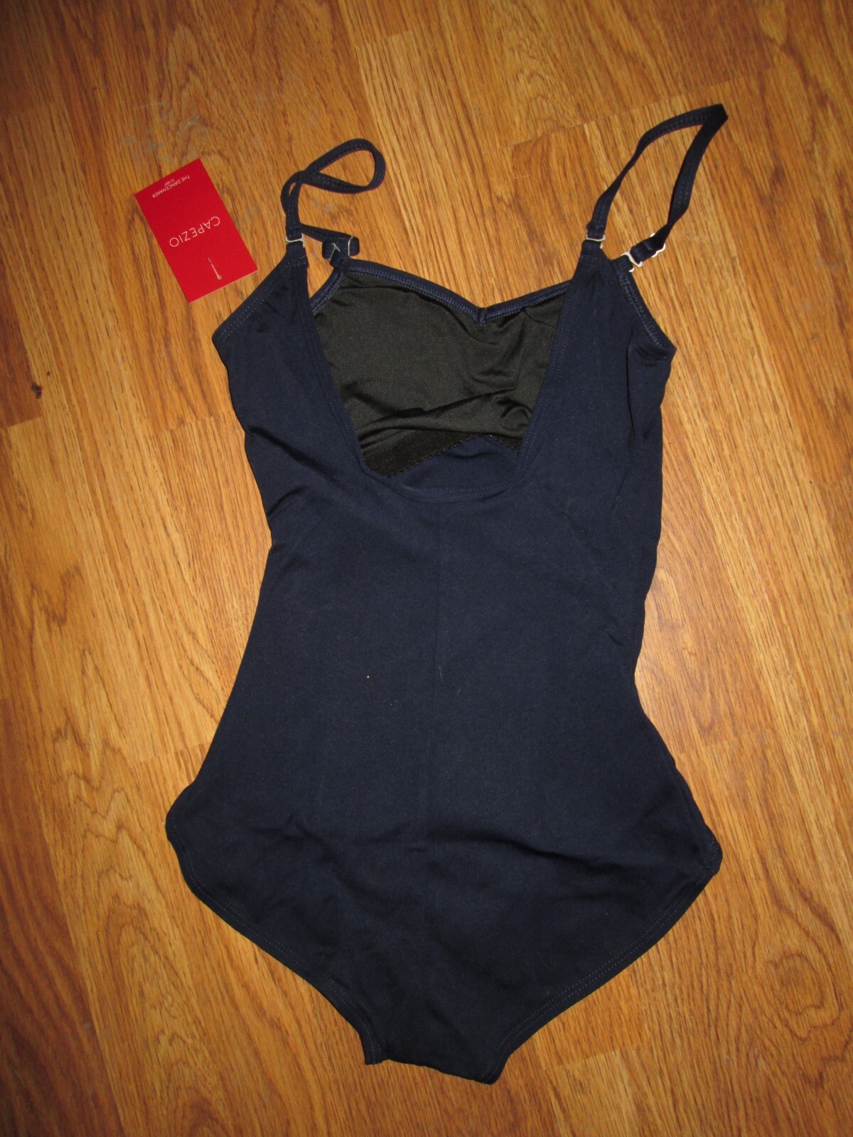 Womens CAPEZIO CAMI LEO gymnastics dance ballet tap jazz leo sz S Sm NWT navy