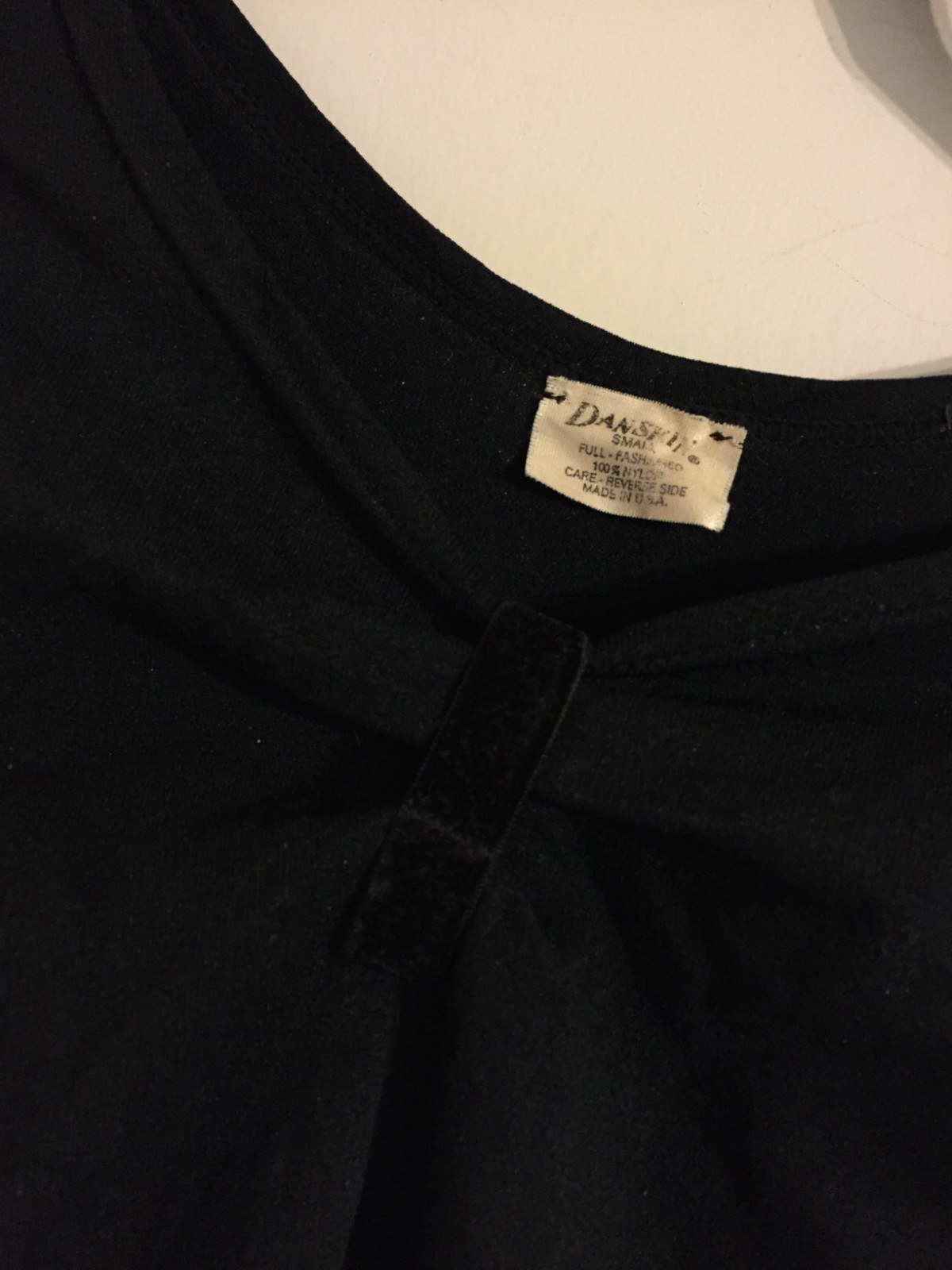 VTG 70s Danskin Long Sleeve Bodysuit Leotard – MADE IN USA – Size S