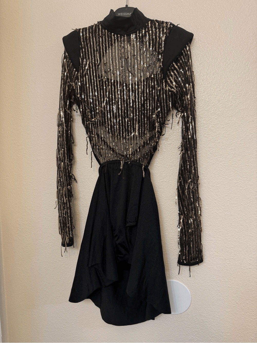Weissman elite dance costume gold Kill The Lights NV13199 jazz contemporary SA
