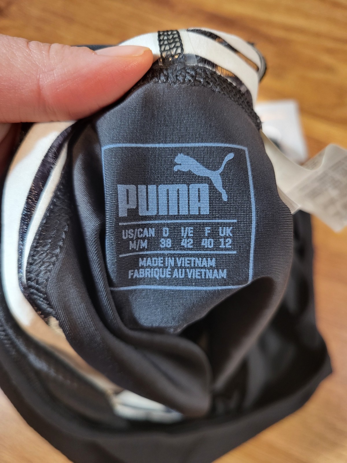 nwt black puma explosive leotard size m