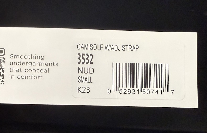 Capezio Women’s S Camisole Leotard with Clear Transition Straps, Nude NEW w/ Tag