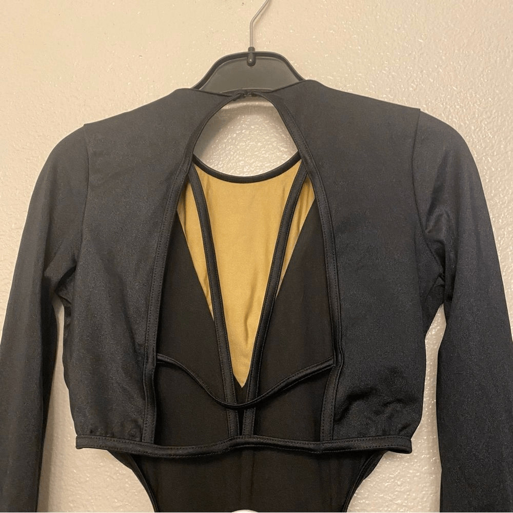 Weissman Elite dance costume solo black jazz lyrical My Head My Heart 14914 SA