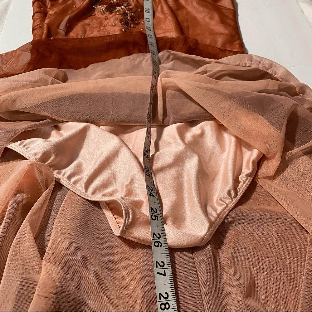 Revolution Tenth House Solo Dance Costume Orange Rust Lyrical Contemporary MA Ad