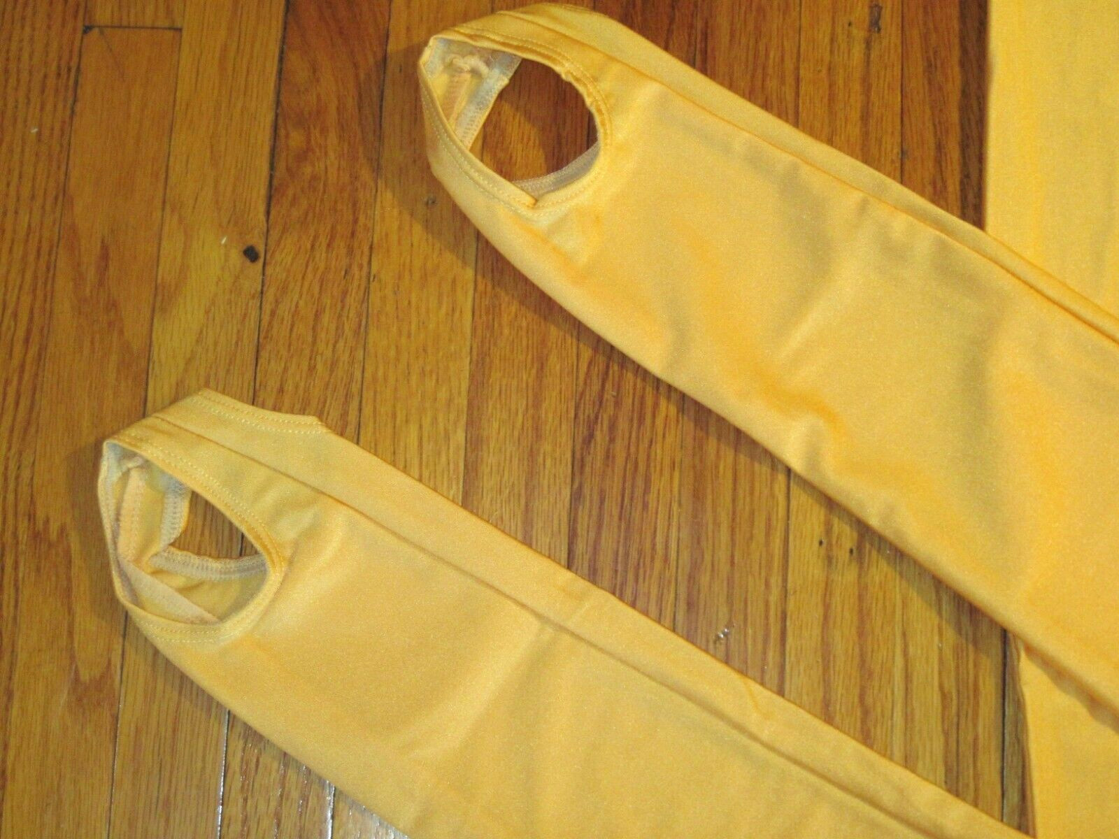 Plus Size Shiny Gold Tank Spandex Stirrup Foot Unitard Jumpsuit Size XL-14+ New