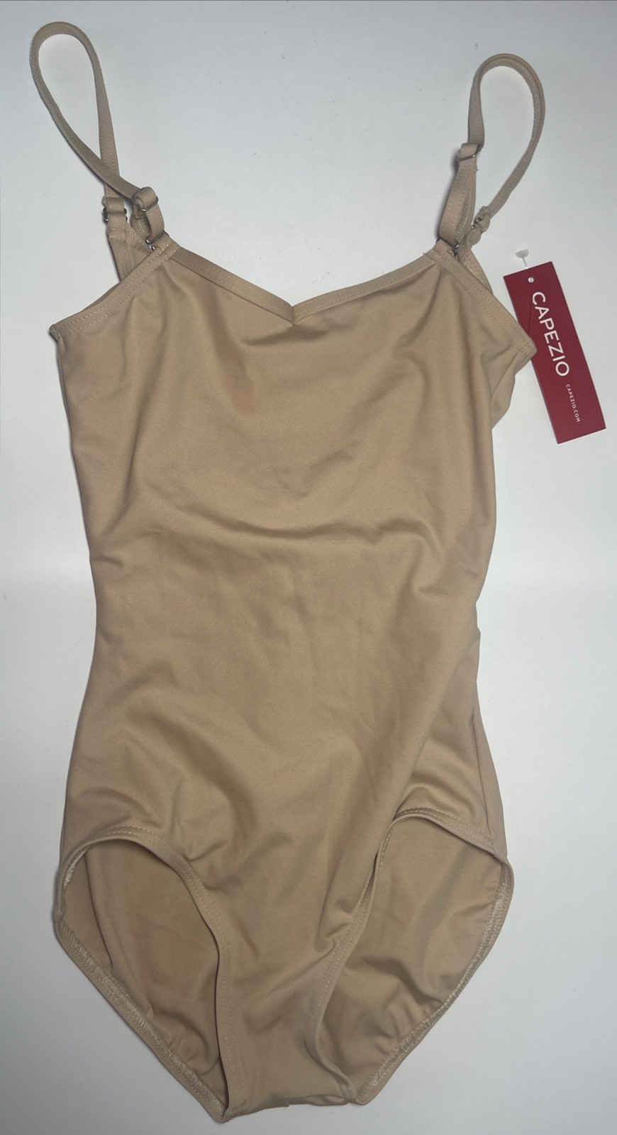 Capezio Women’s Camisole Leotard With Adjustable Straps Nude Size Small