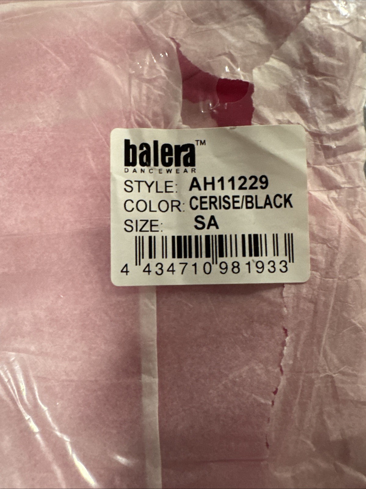 NEW Balera Pink Sequin Chevron Sleeve Hoodie AH11229 SA Small Adult New In Bag