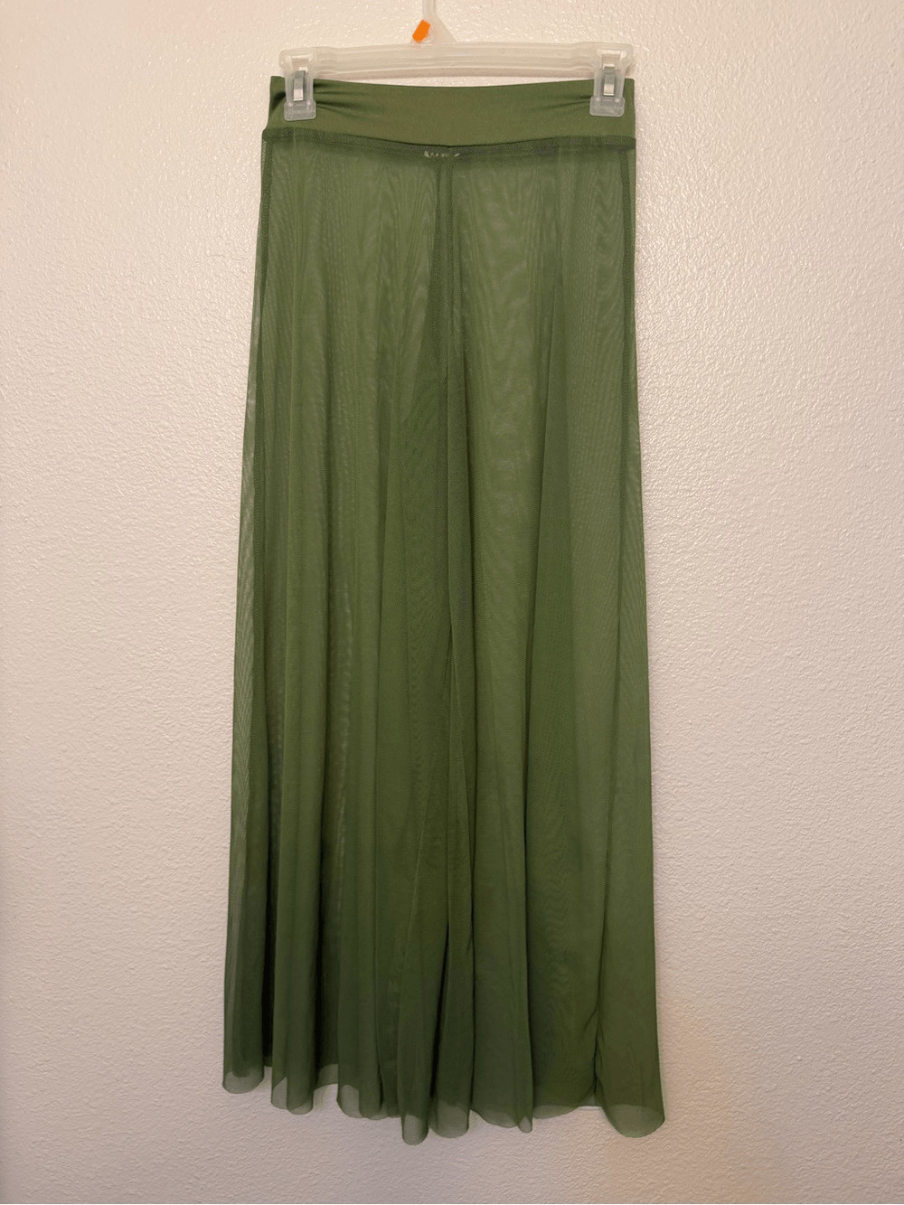 Kelle dance solo costume 2 piece set green mesh Cascades 5411 teen XSA adult