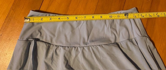 Dance Skirt with attached Short Light Blue Woman’s M