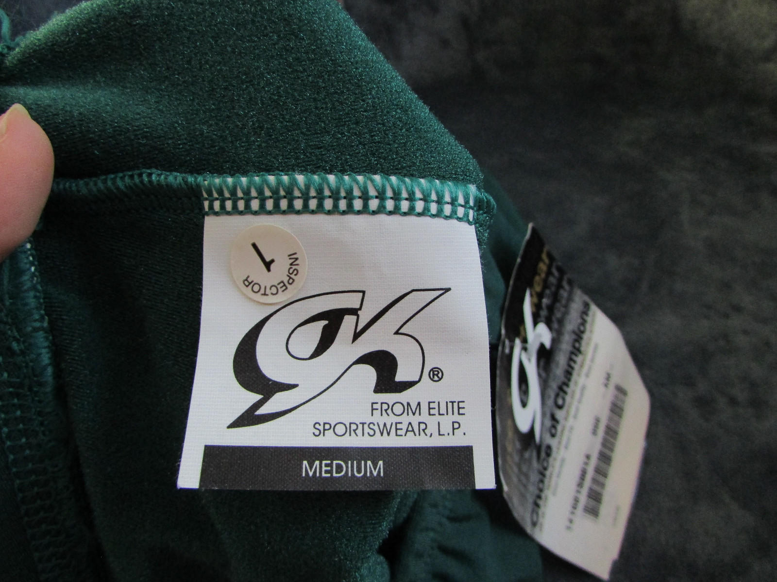 Spandex SHORTS GK FROM ELITE SPORTSWEAR LP New W Tags Adult Medium/Small Green