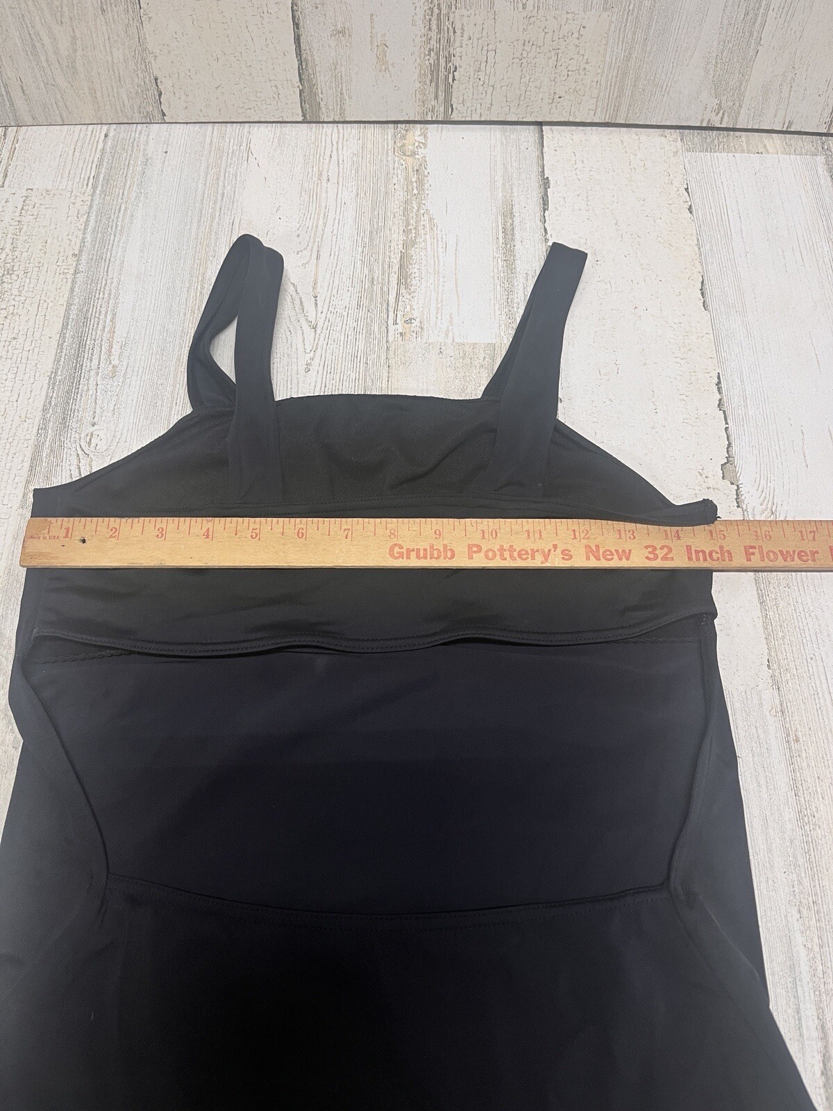 Black BALERA leotard dance costume size L Adult