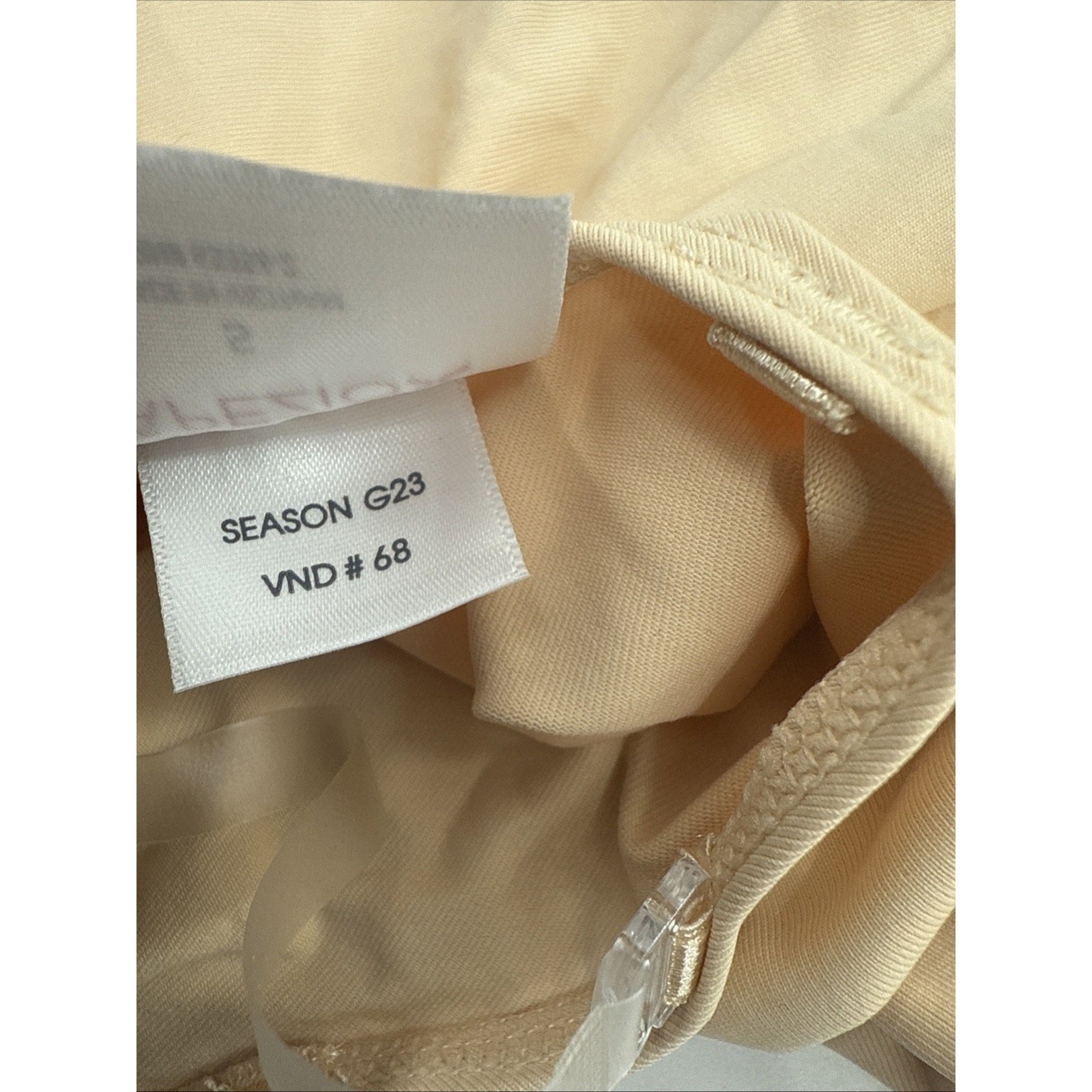 Capezio Womens Camisole Leotard With Clear Transition Straps Nude- Small *READ..