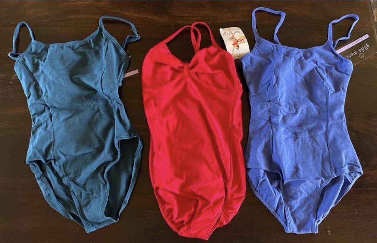 100 Adult Ladies Leotards Capezio Motionwear + Sleeveless Ballet Dance S M L XL