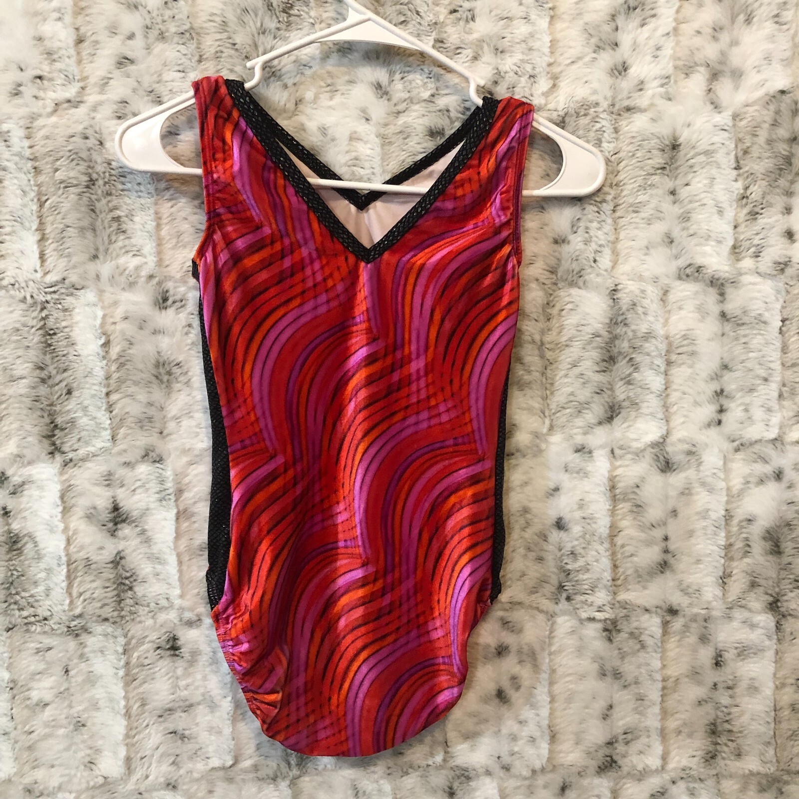 GK DANCE LADIES RAINBOW VELVET JAZZ BALLET LEOTARD Size A/M