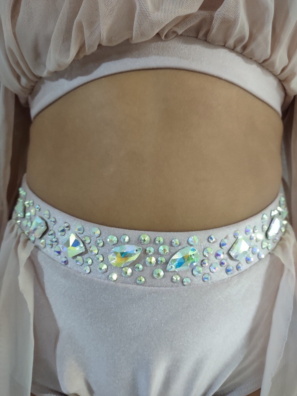 Dance Costume Lyrical Comtemporary Dress Rose Size L-Young or S