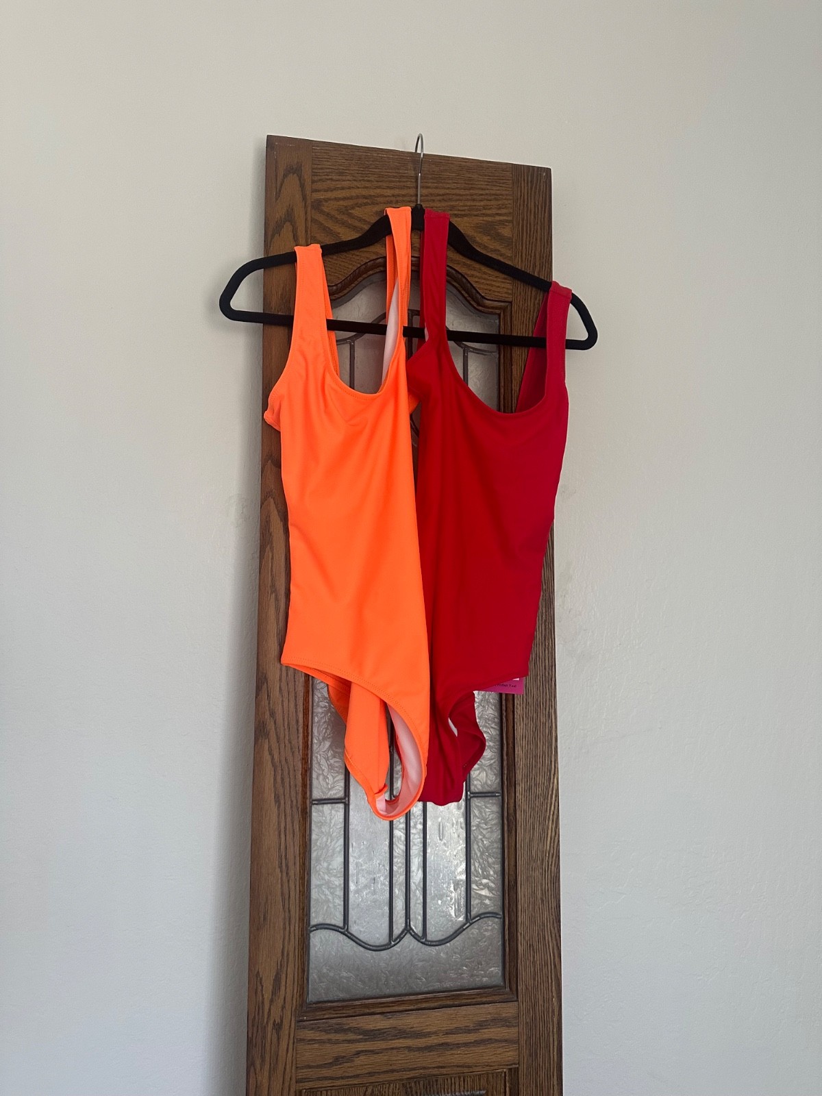 SPEERISE One Piece Tank High-Cut Leotard Small NWT Nice! NEON ORANGE
