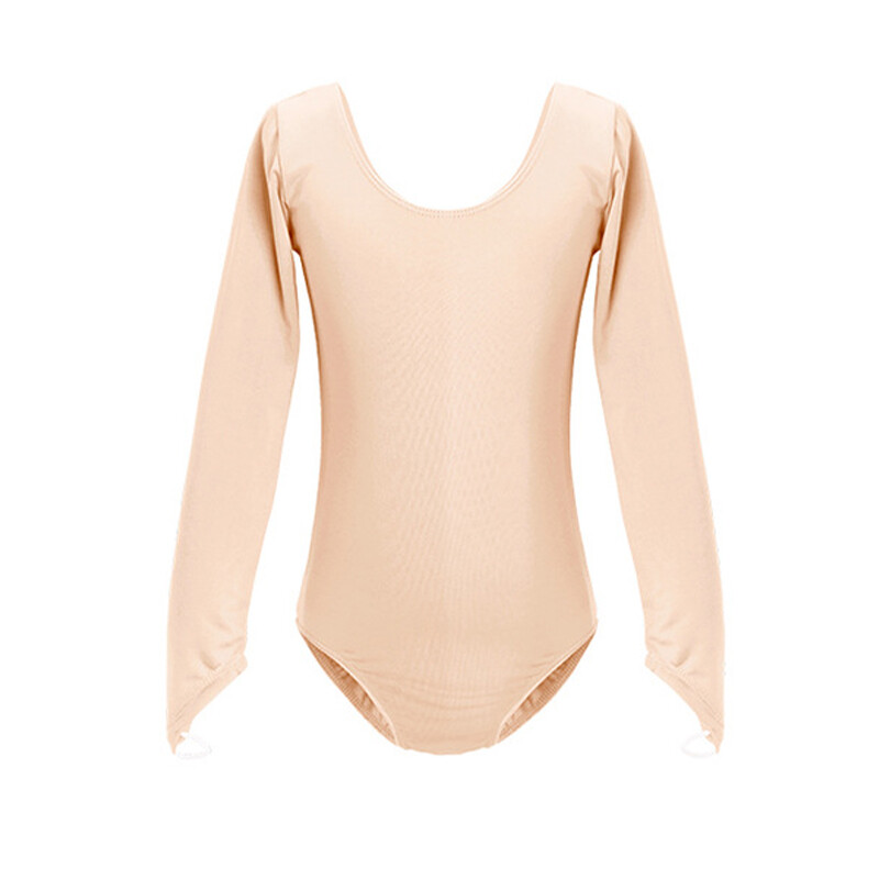 Flesh-colored Bottoming Top Tight-fitting Girl’s Practice Dance Bottoming Shirt