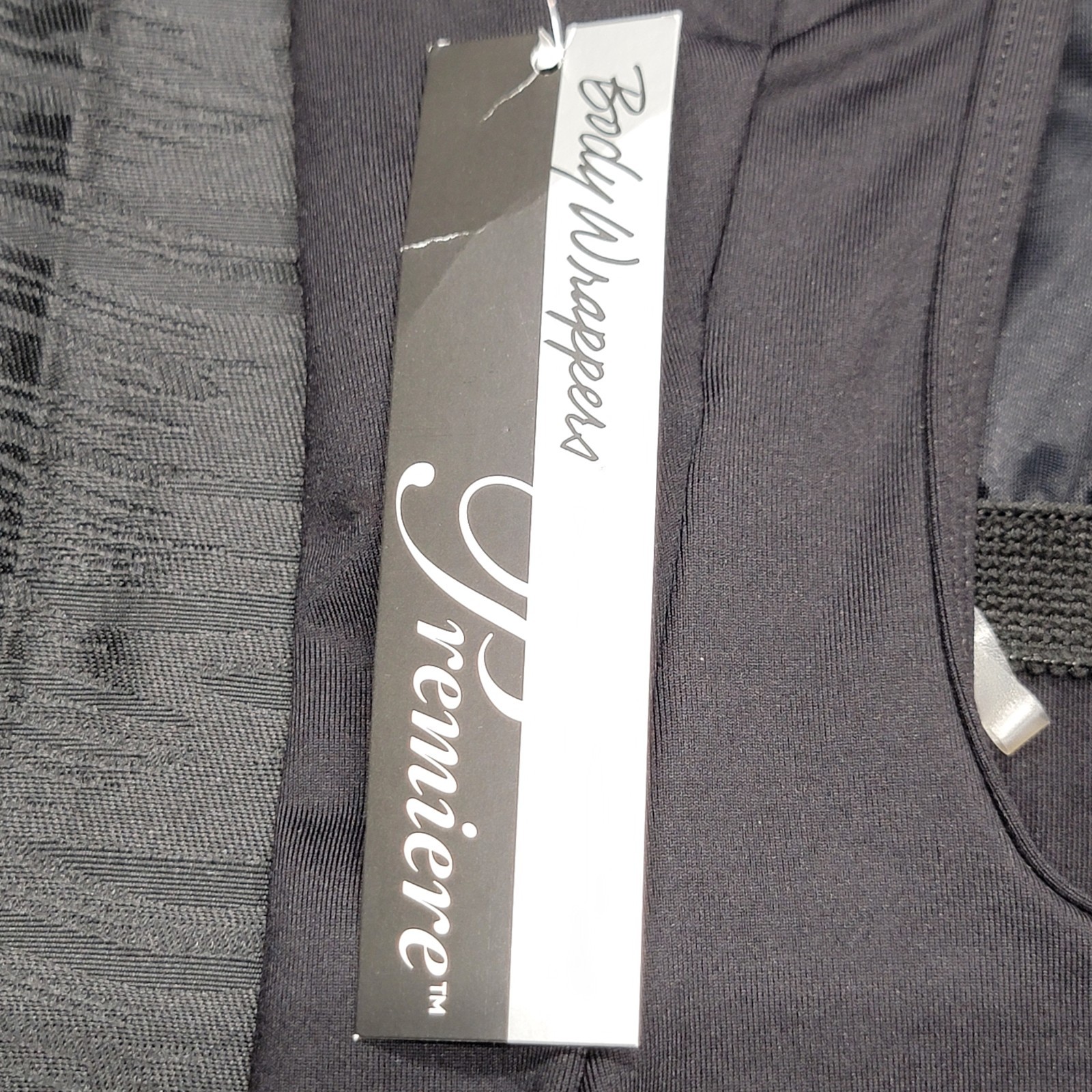 Body Wrappers Premiere Camisole Leotard Black Pinch Front Open Back SZ XS