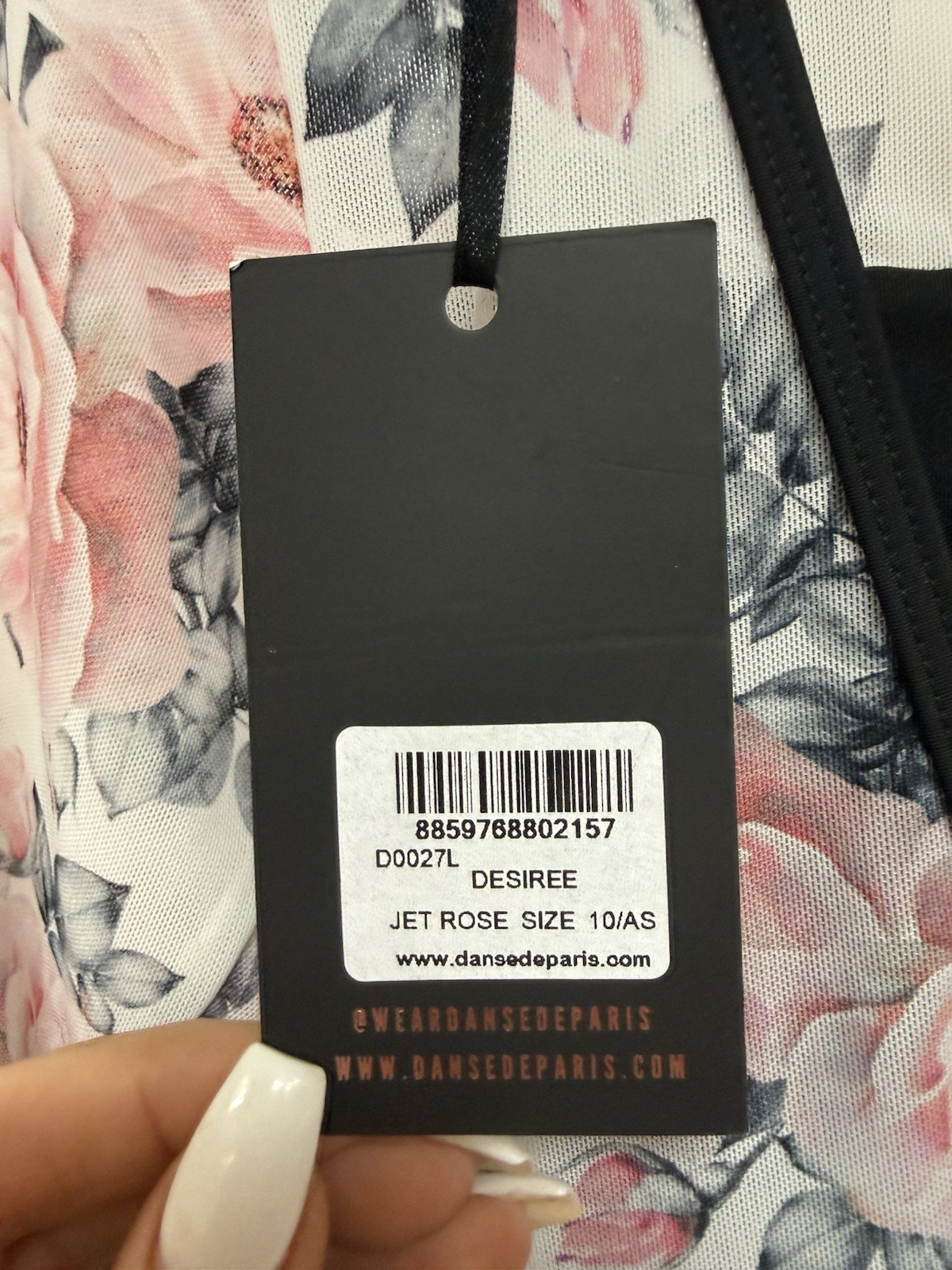 Danse De Paris Desiree Leotard Jet Rose Size 10/ Adult Small New With Tags