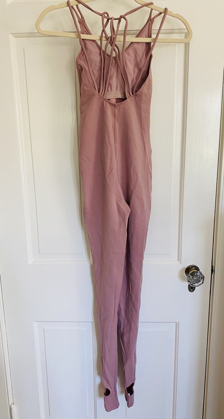 Free People Waterfall One Piece Bodysuit Rose, XS
