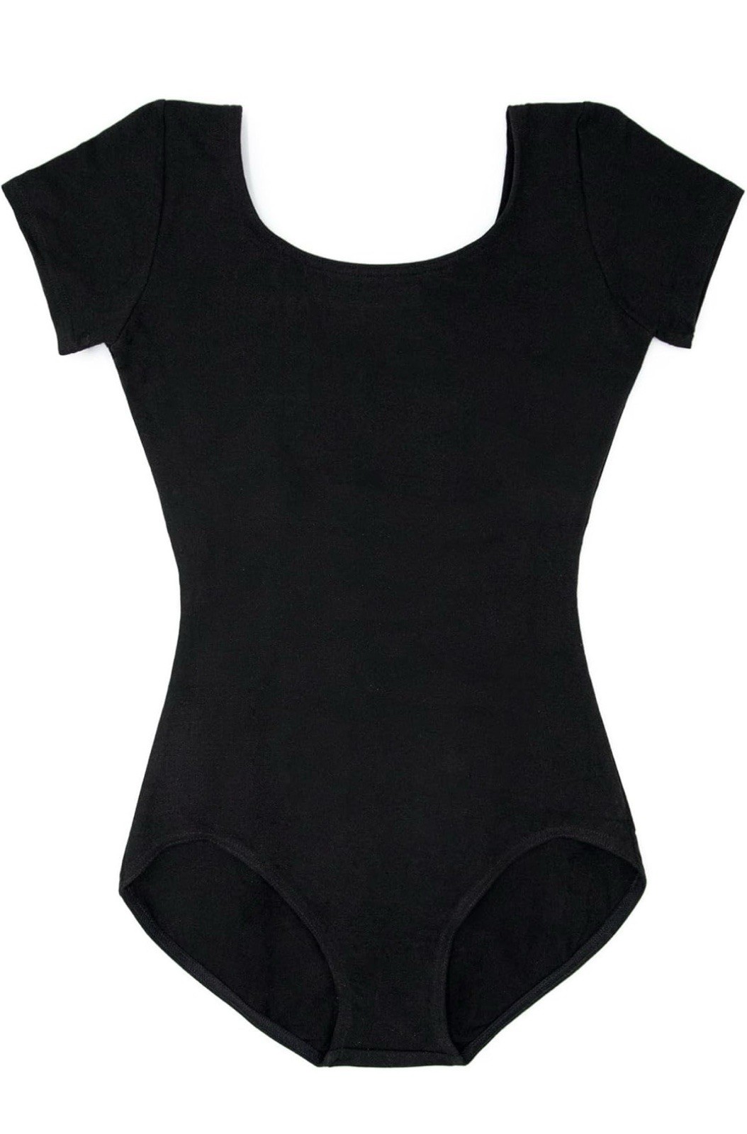 Capezio Women’s Classic Short Sleeve Leotard Black Size XS NWT Elegant Chic