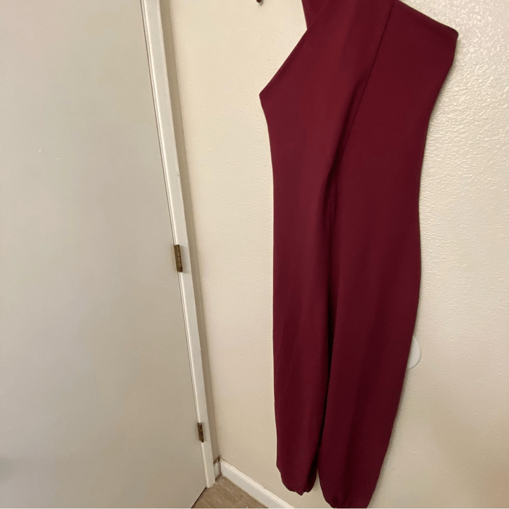 WEISSMAN Balera Dance Costume red jumpsuit unitard Goodbye My Lover AH11393 SA
