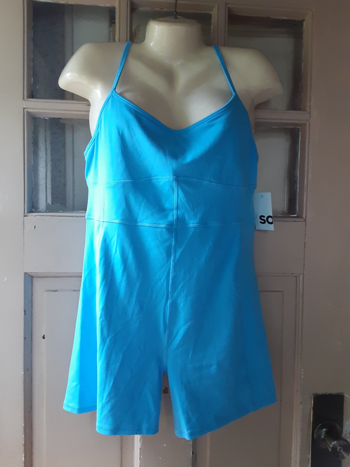 SO Junior Sporty Unitard With Padded Bra Liner Size XL NEW WITH TAGS