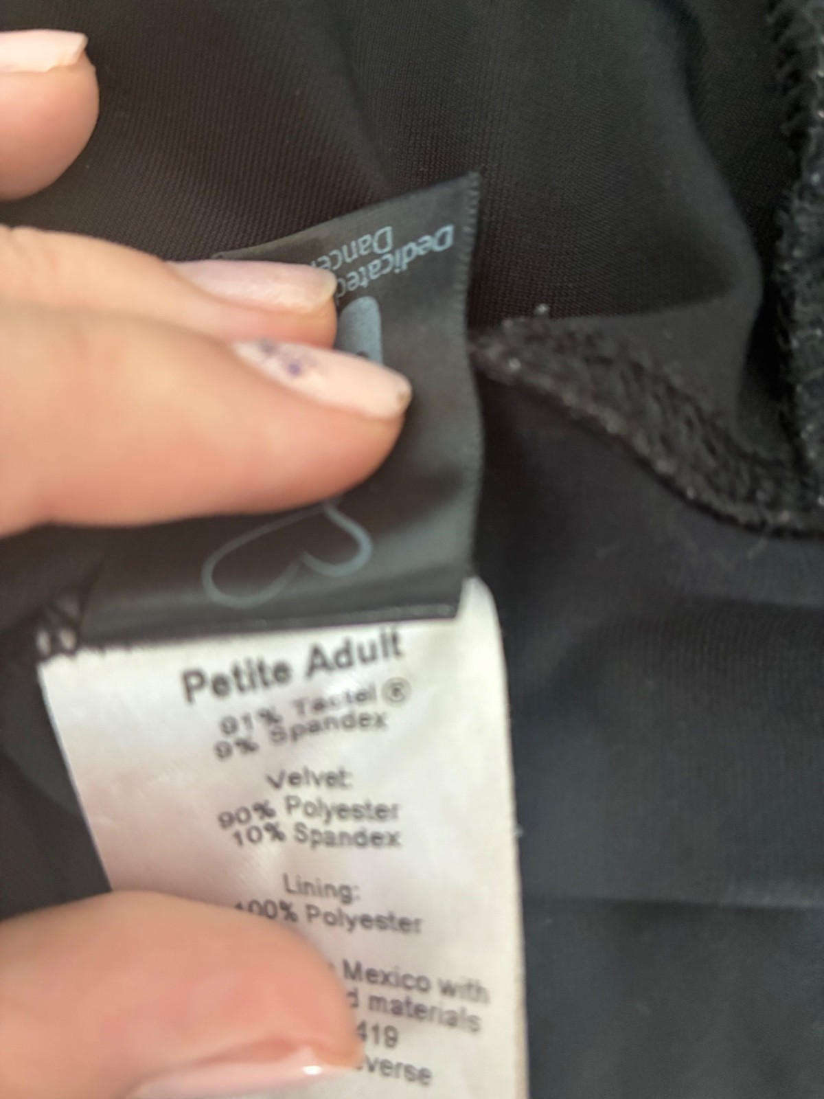 Peach Mariia leotard + Black Suffolk Leotard