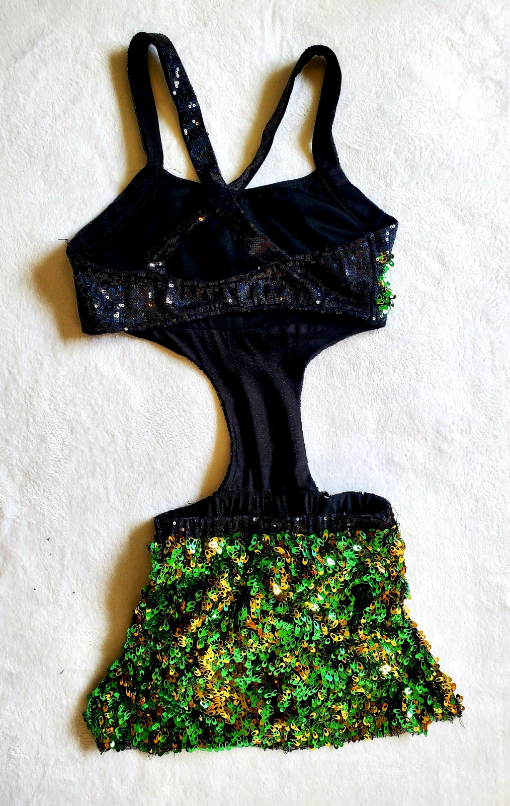 Glamour Dance Aerialist Leotard Costume Adult Small AS Jazz Pole Showgirl