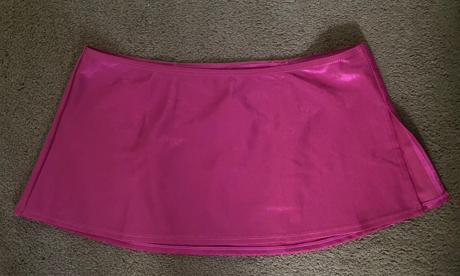 Women Urban Outfitters Metallic Pink Micro Skirt Dance Size S
