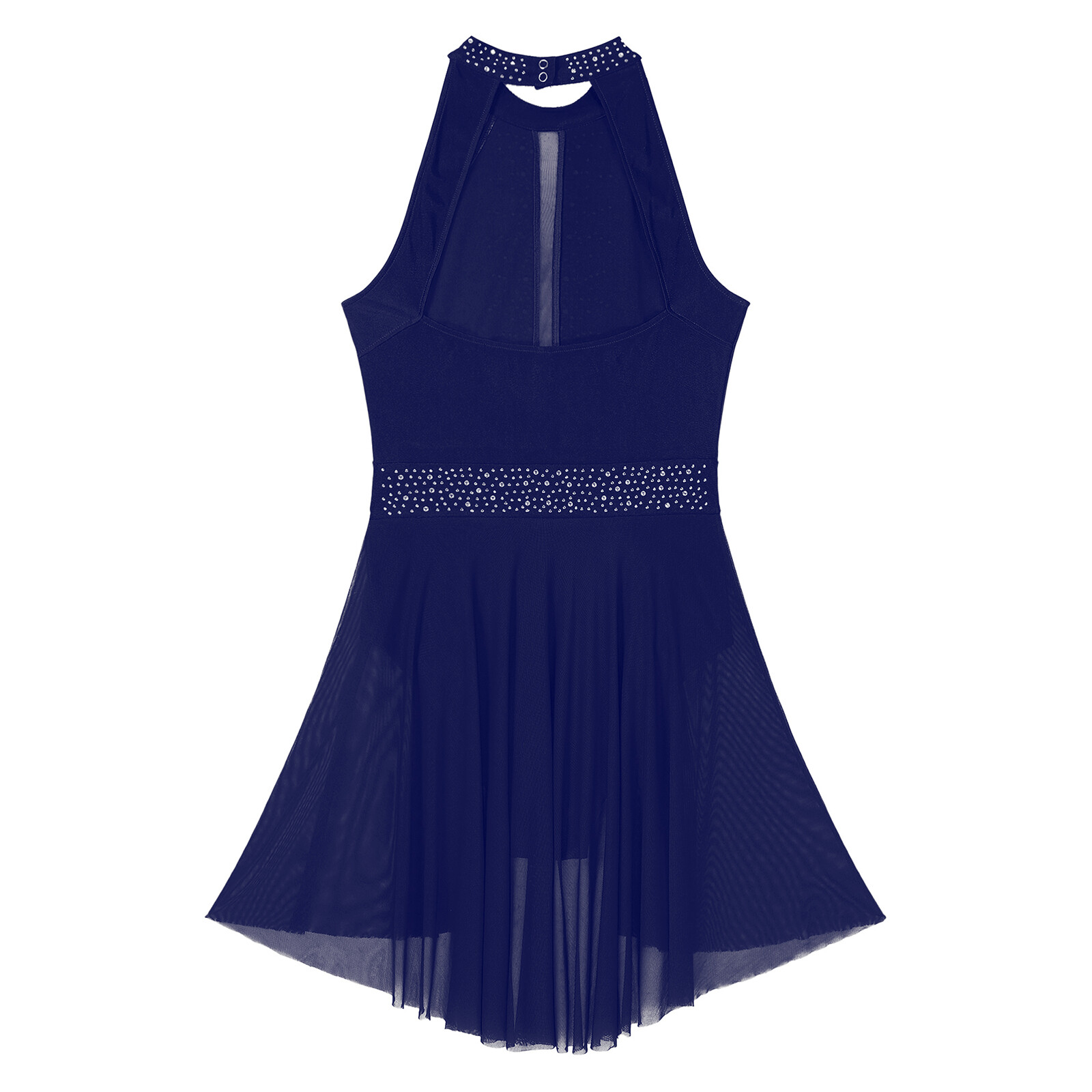 Womens Dance Dress Performance Leotard Jumpsuit Figure Skating Costume Modern