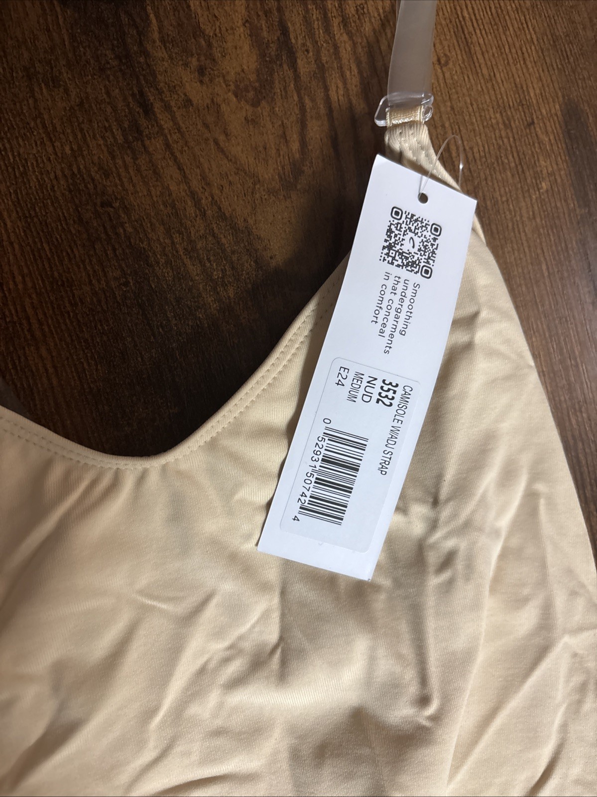 Capezio womens Camisole Leotard With Clear Transition Straps, Nude, Medium 3532