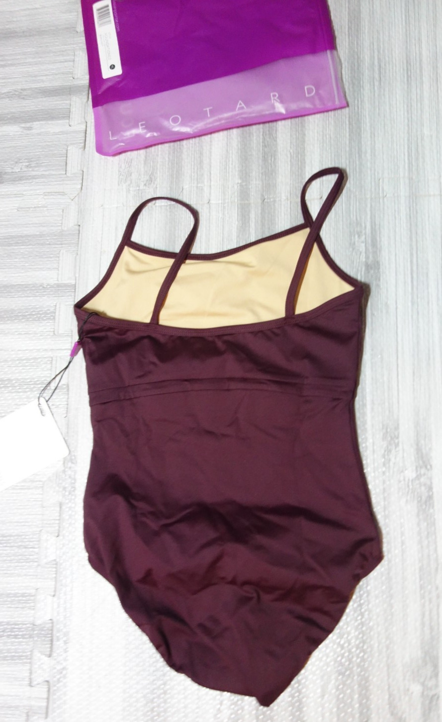 Russian Pointe Leotard Burgundy Foundations 2 Size Youth Large Dance