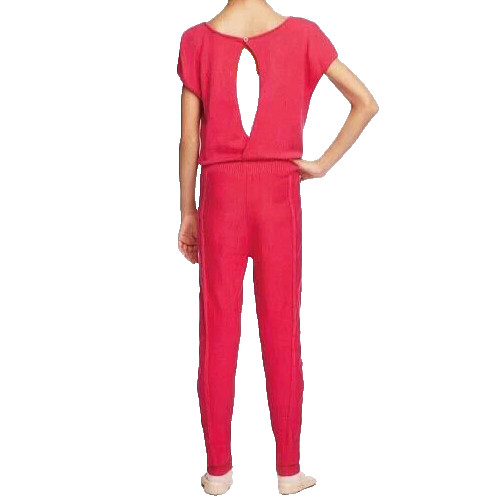 Capezio Continental Cover Up Knitwear Sweater Bodysuit Long RDQ New Nwt Women L
