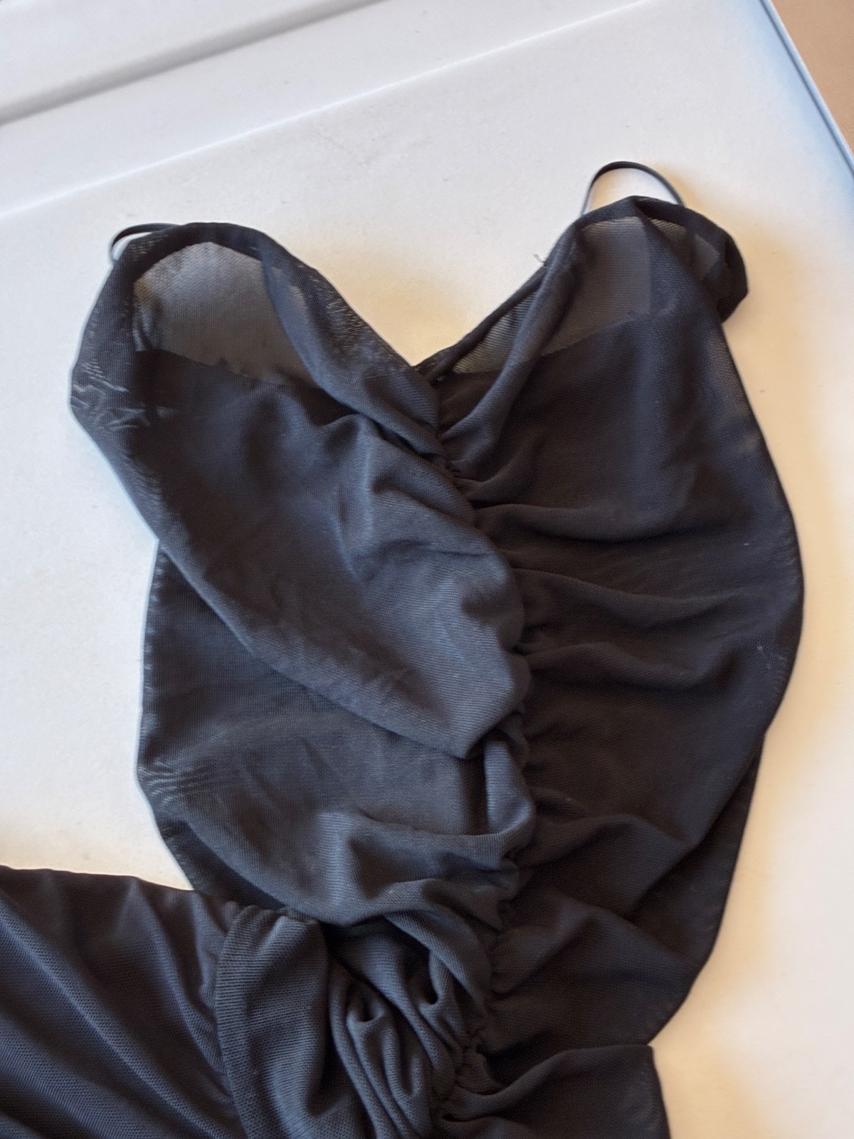 Revolution Tenth House 2 Die 4 Ruched Rhiannon TD25444 Black Catsuit Dress Small