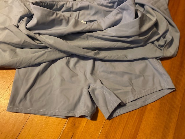 Dance Skirt with attached Short Light Blue Woman’s M
