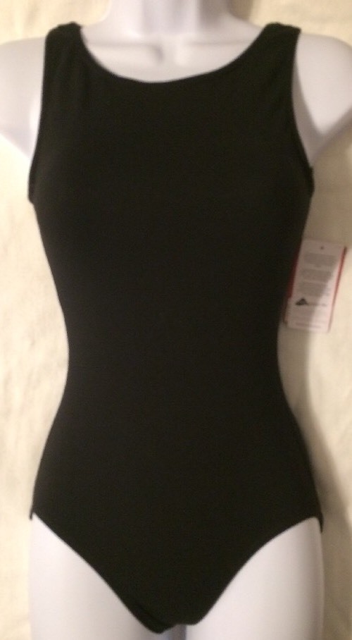 NWT Capezio Women’s High-Neck Tank Leotard w/ Ballet Legline Dance Outfit CC201