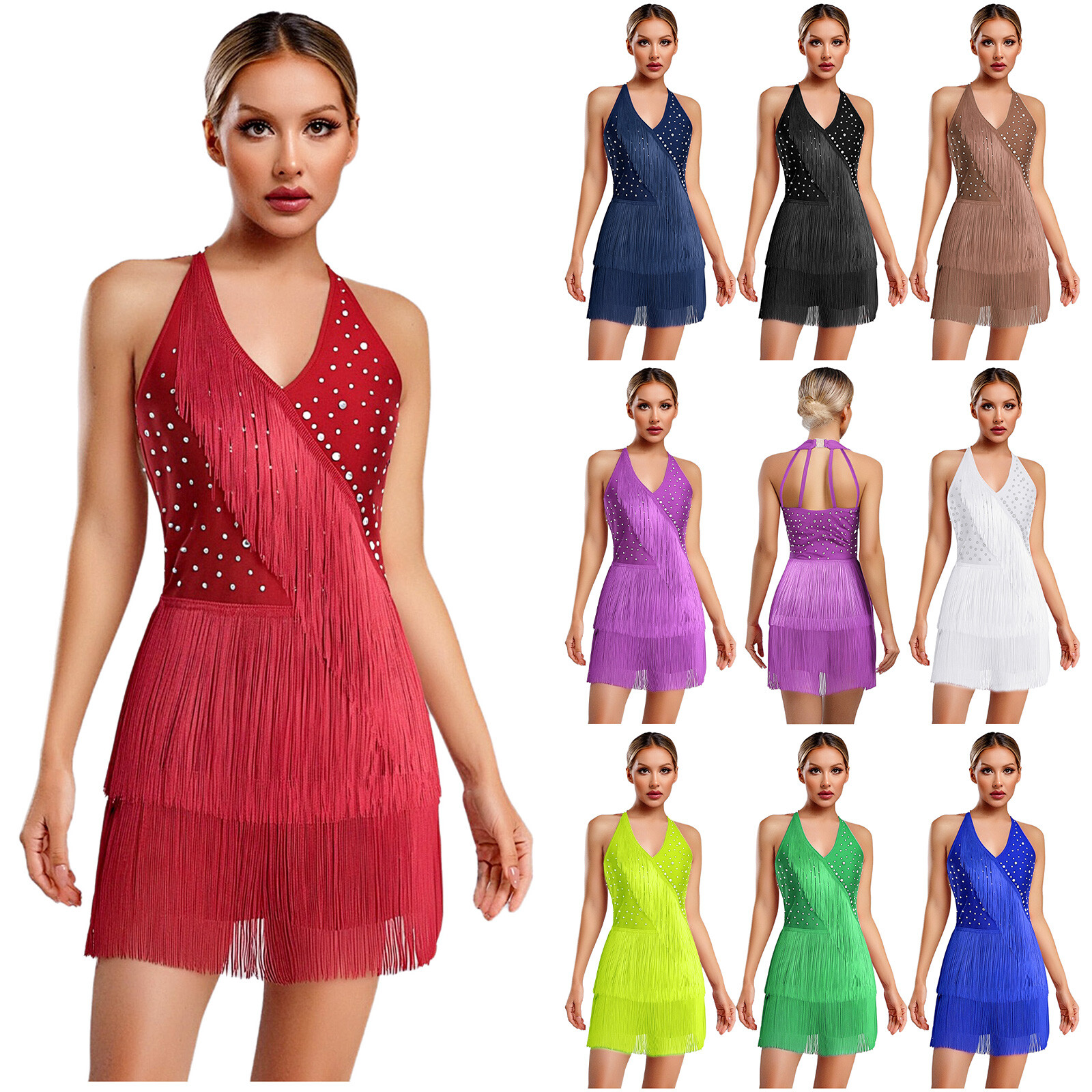 Women Leotard Carnival Dancewear Lyrical Jumpsuit Stage Performance Bodysuit