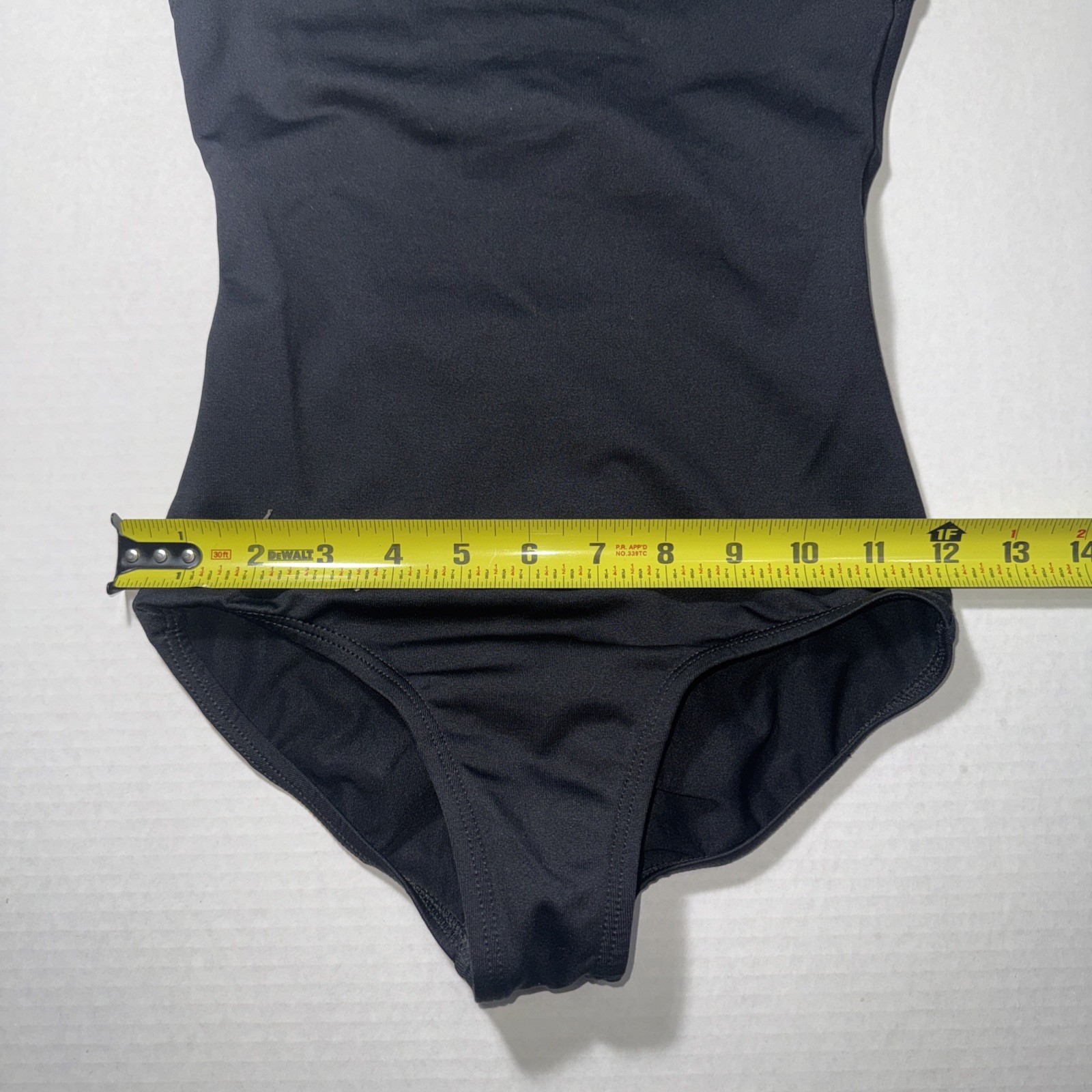 Suffolk Leotard- size Large Child Black, open back