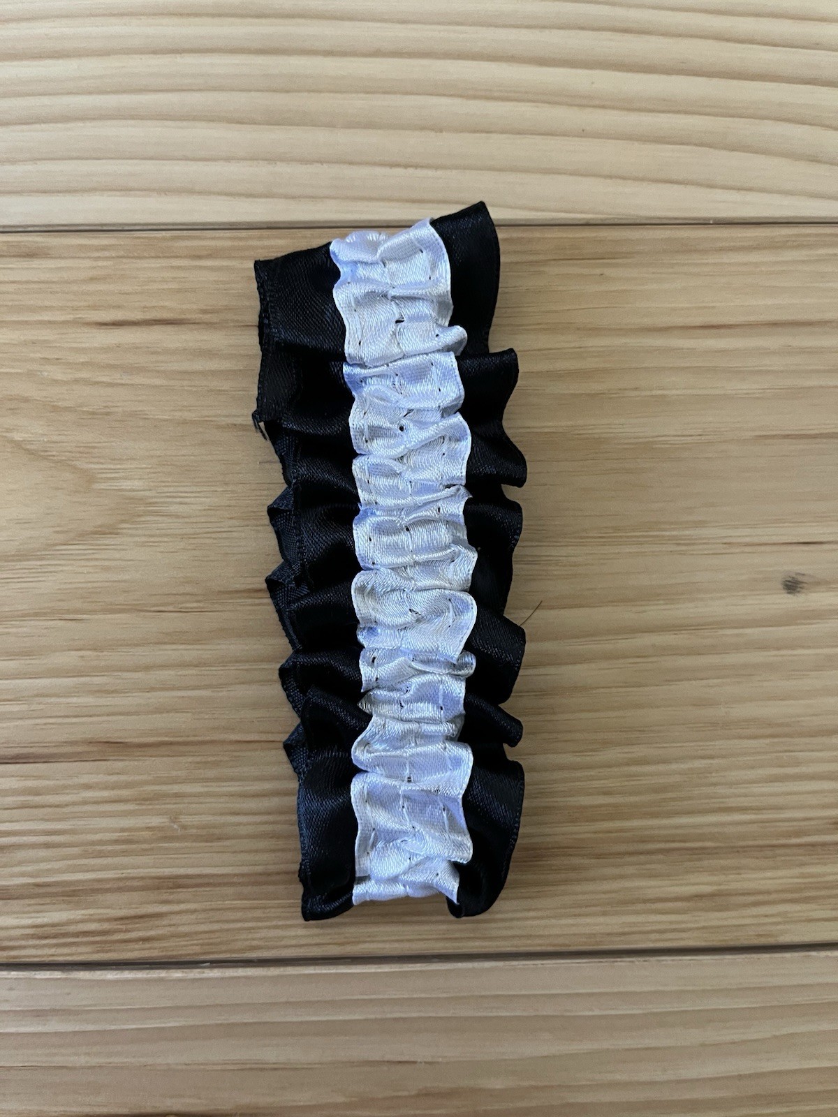 Harmony Threads Vertical Stripe Aerial Costume With Twist Top XS Black & White