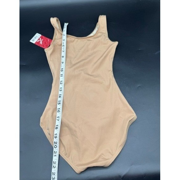 Capezio Team Basics Tank Leotard XS Light Suntan Nude TB142 Womens Dancewear NEW