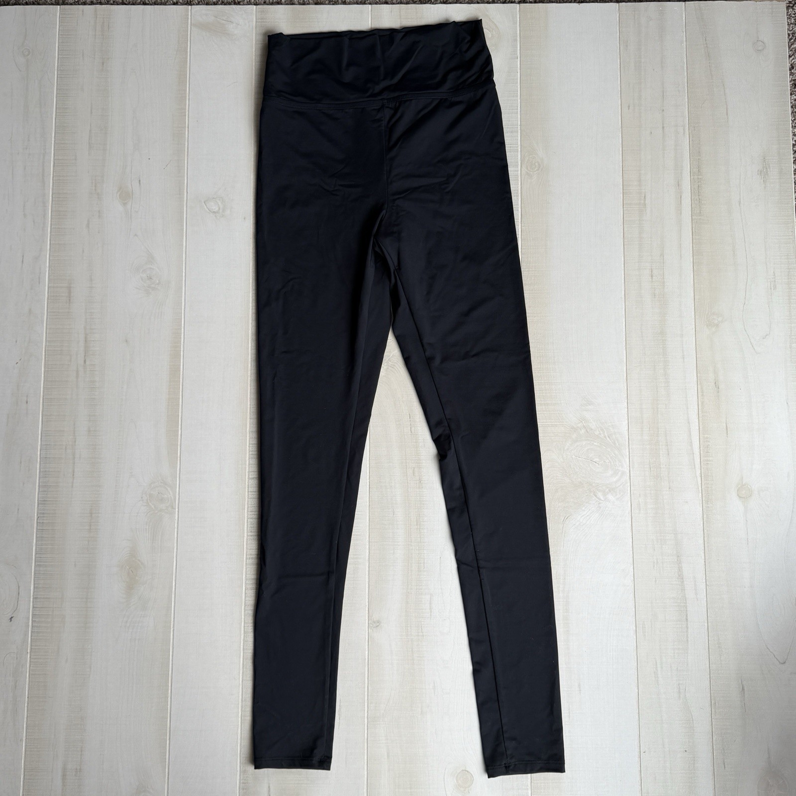 Bal Togs Legging Long Leg Stretch Black Women Large Dance Gym Cheer Read